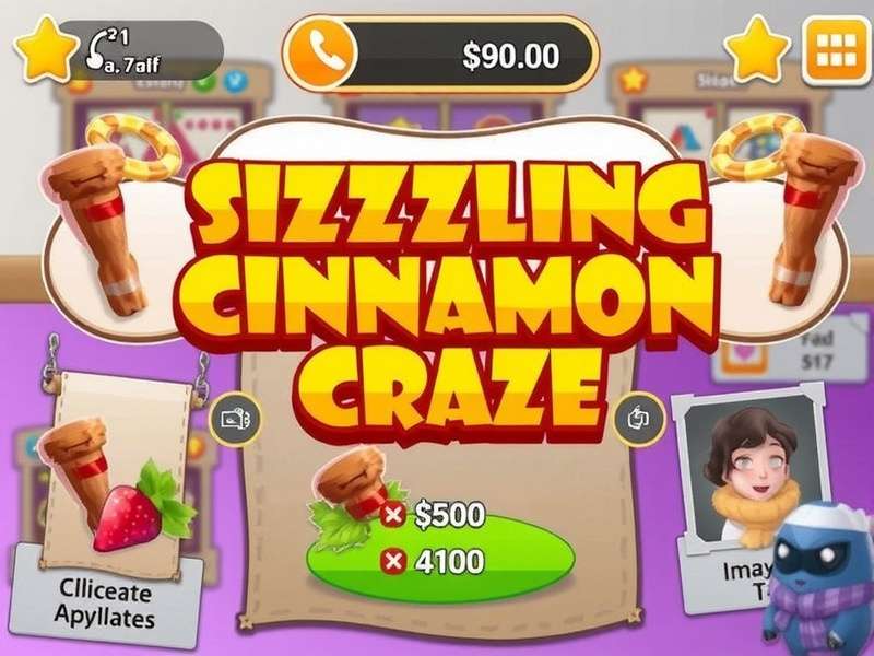 Sizzling Cinnamon Craze Game Screenshot